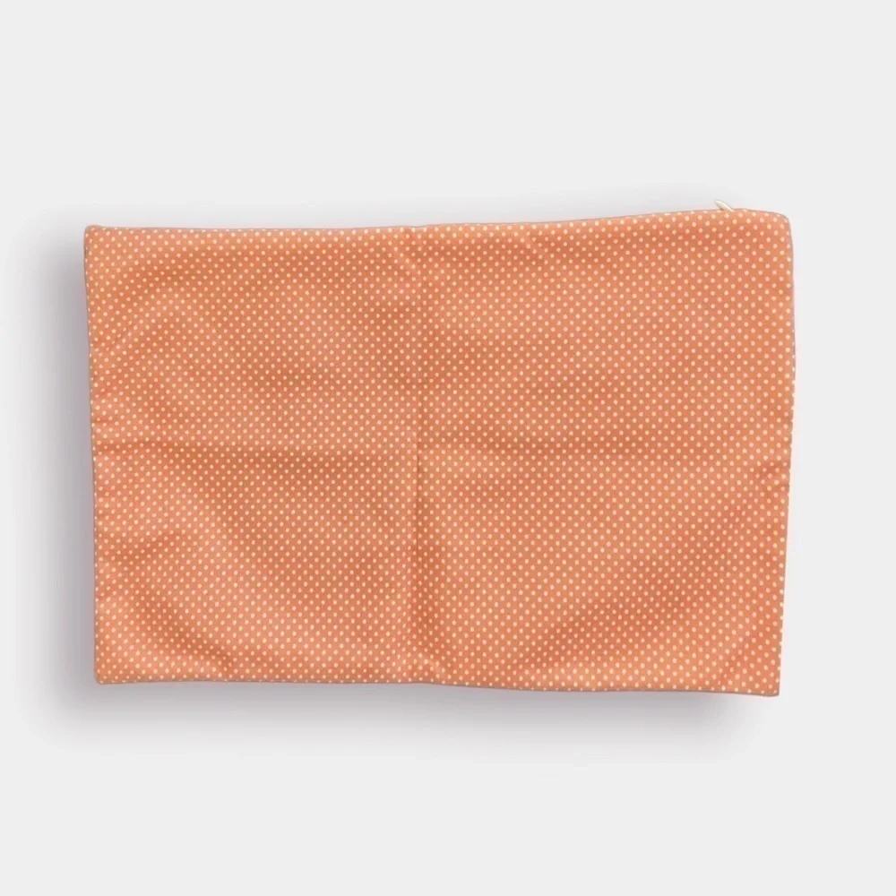 NEW Pillow Cover Case Peachy Floral Polka Dots